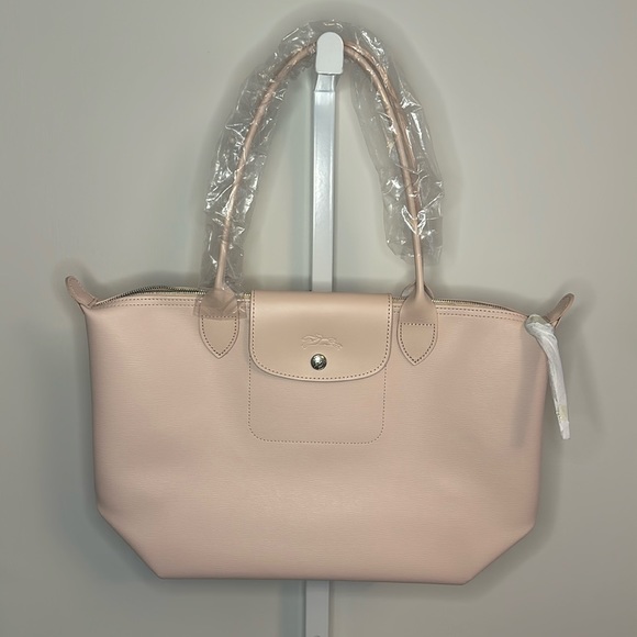 NWT Longchamp The City Tote Bag, Blush Pink - Picture 2 of 9
